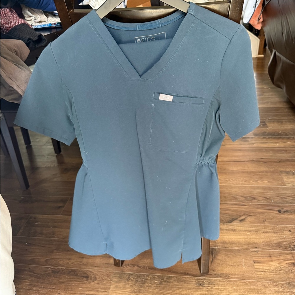 Figs XS Dark Harbor Maternity Scrubs